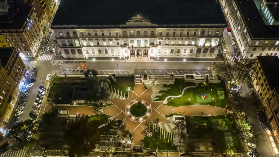 Palazzo Dante Sede unitaria dell'Intelligence italiana notte.jpg