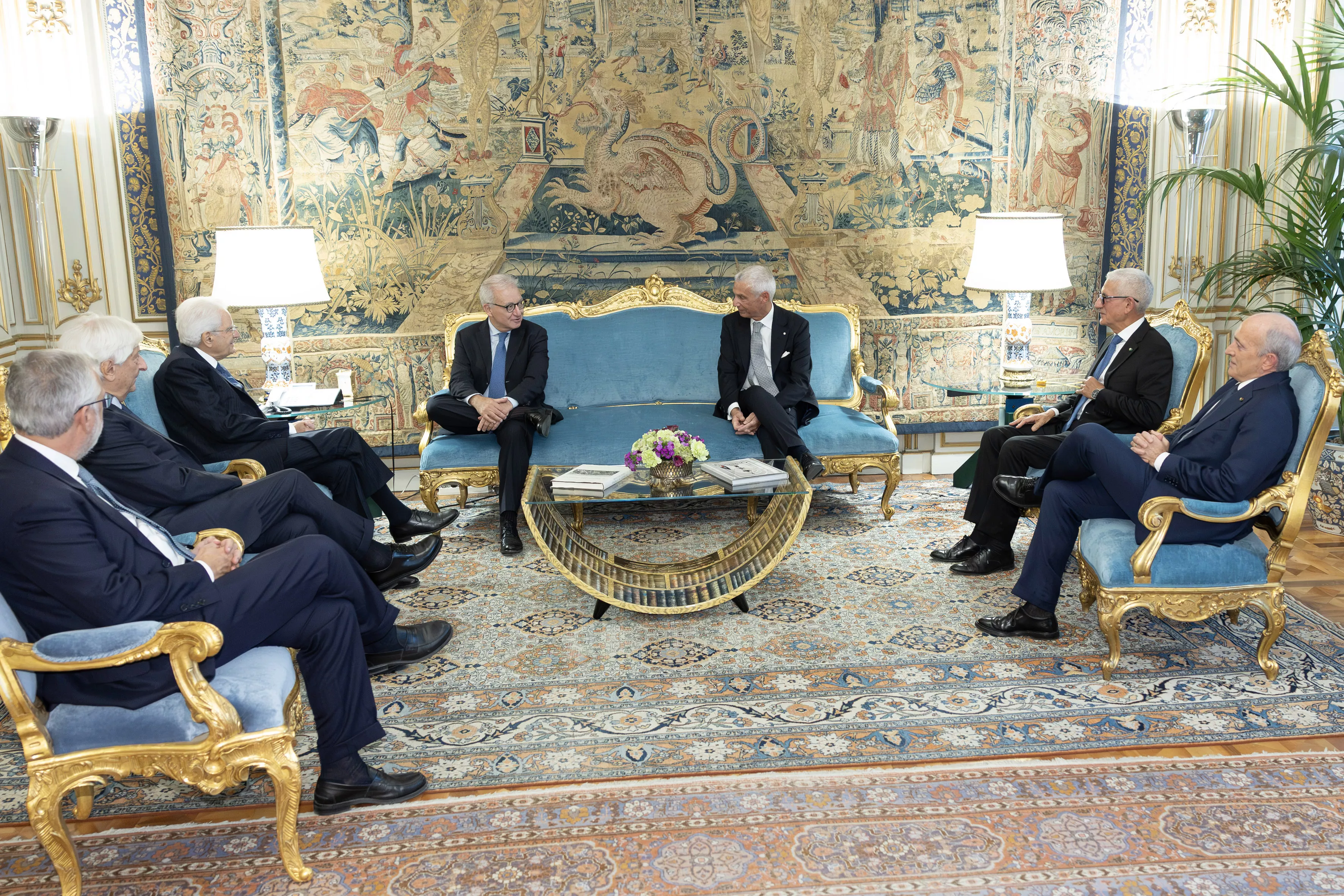 Incontro con il Presidente Mattarella in occasione del centenario dell'Intelligence italiana