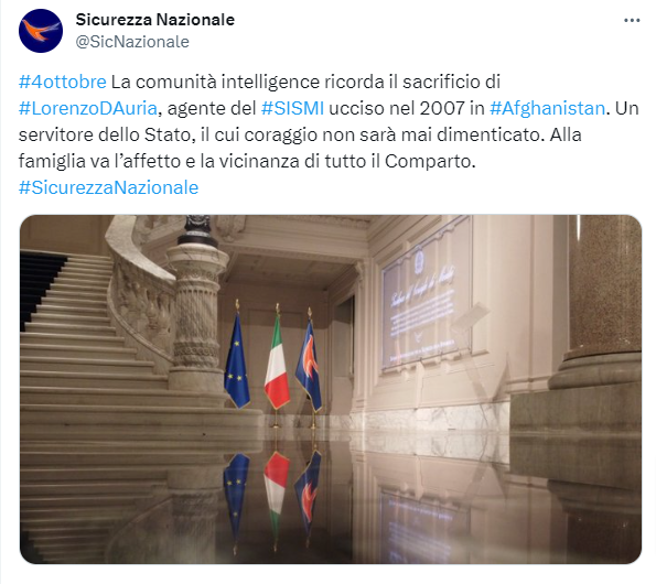 4 ottobre: Anniversario scomparsa Lorenzo D'Auria